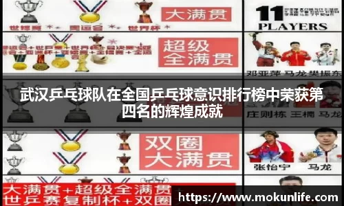 武汉乒乓球队在全国乒乓球意识排行榜中荣获第四名的辉煌成就